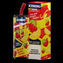 Электронная сигарета ICEBERG XXL 6000 Лимон вишня