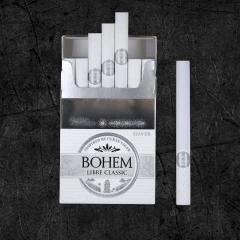 Сигариллы Бохем Либре Классик Сильвер Кинг Сайз (Bohem Libre Classic Silver King Size) Сигариллы классические крепостью 3 мг , формата Кинг Сайз