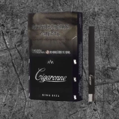 Cигареты Сигарон Кинг Сайз Черный (Cigaronne Кing Size Black 84mm)