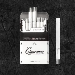 Cигареты Сигарон Кинг Сайз Белый (Cigaronne Кing Size White 84mm)