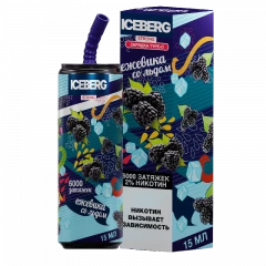 Электронная сигарета ICEBERG XXL 6000 Ежевика со льдом