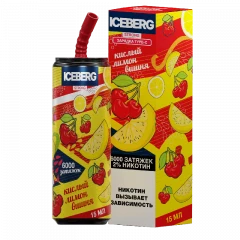 Электронная сигарета ICEBERG XXL 6000 Кислый лимон вишня