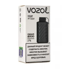Электронная сигарета Vozol Gear 8000 Кедр Ягоды (Возол Гир 8000)