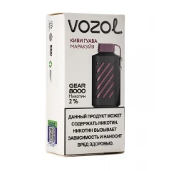 Электронная сигарета Vozol Gear 8000 Киви Гуава Маракуйя (Возол Гир 8000)