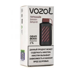 Электронная сигарета Vozol Gear 8000 Питахайя Банан Вишня (Возол Гир 8000)