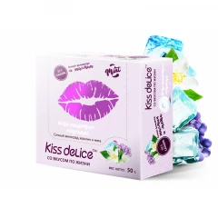 Леденцы Kiss Delice - Виноград, жасмин и мята